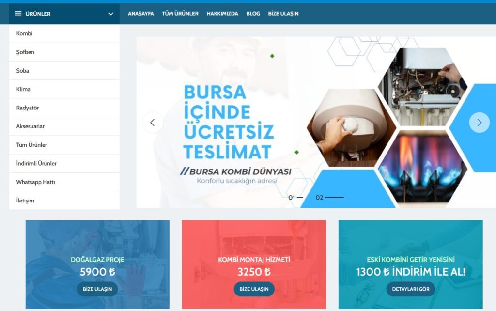 Bursa Kombi Klima Mağazası Fiyat Listesi❗ 2 Bursa Kombi Klima Mağazası İletişim Numarası